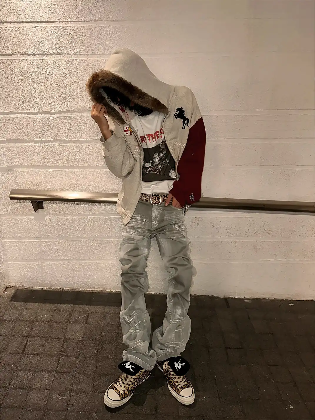 GOJOYJINNI | Blood Print Puppet T-Shirt