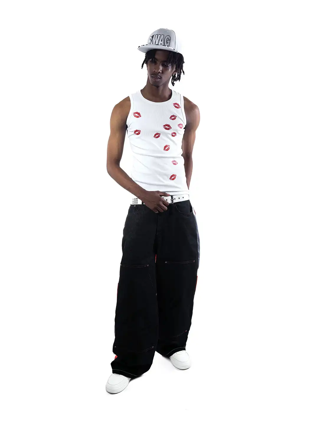 ArtByTastybabe | Stretch Ribbed Tank Top