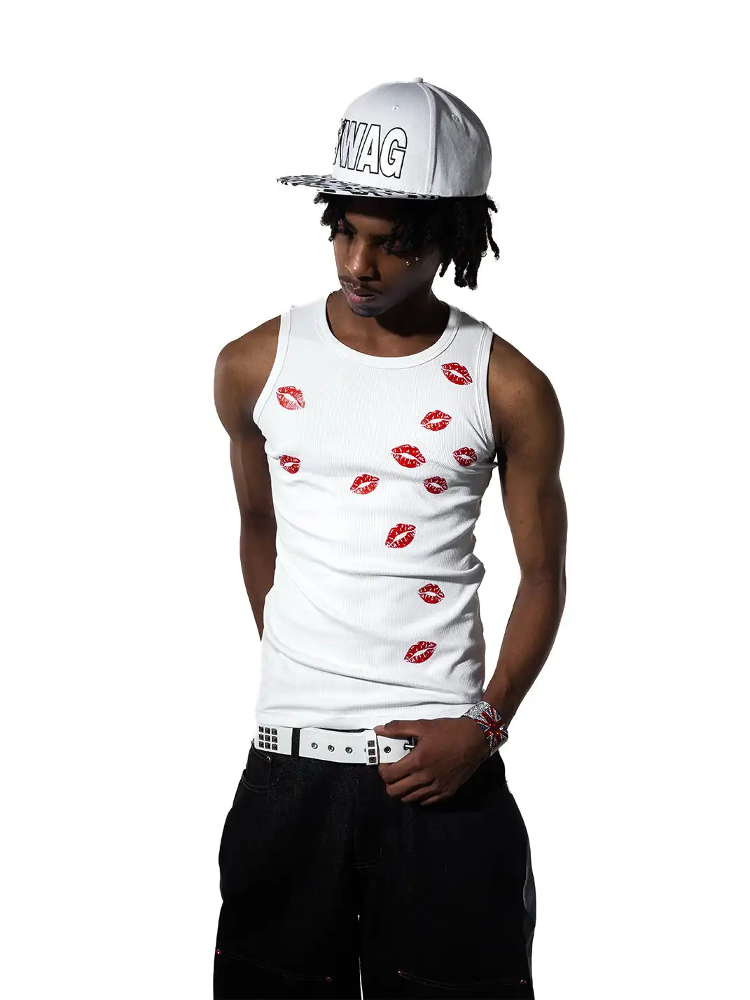 ArtByTastybabe | Stretch Ribbed Tank Top