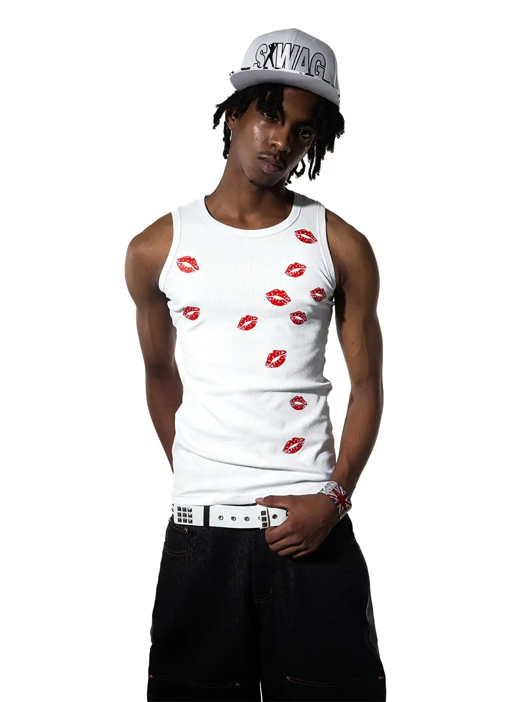 ArtByTastybabe | Stretch Ribbed Tank Top