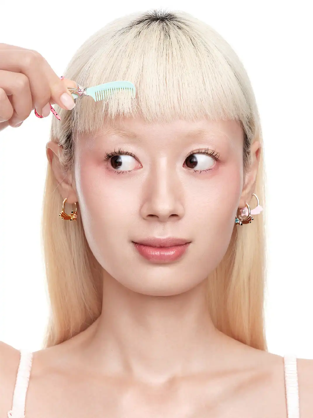 YVMIN | Bow Shape Comb Design Earrings Jewelry