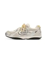 SMILEY | Mesh Suede Panel Retro Running Sneakers