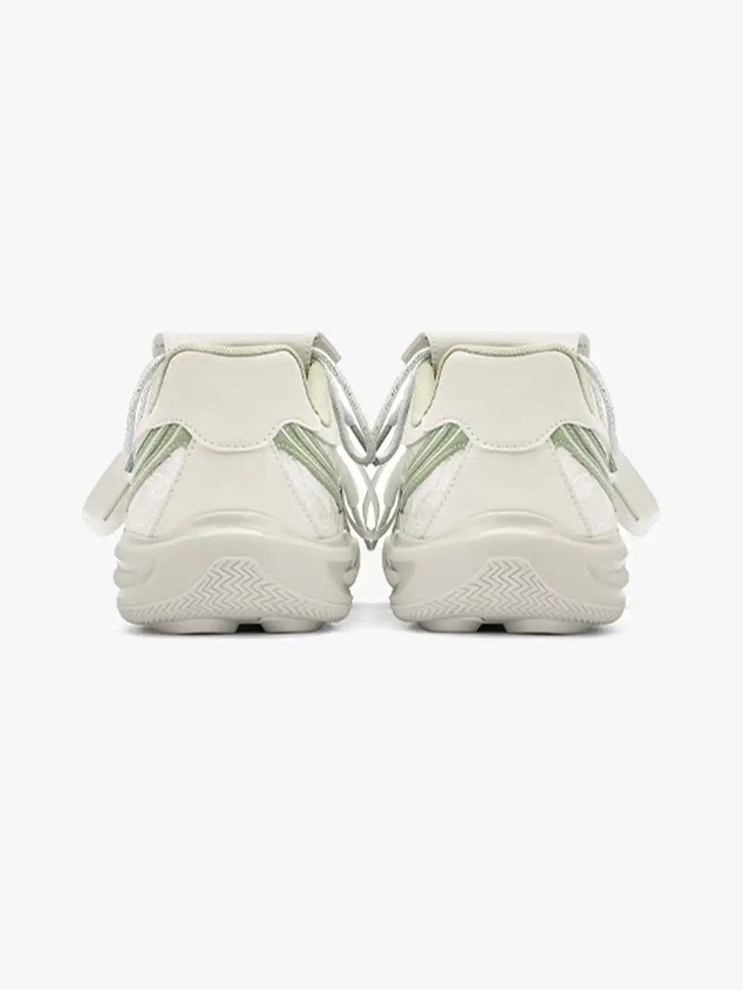 SMILEY | Metallic Lace Ribbon Lace-Up Retro Sneakers