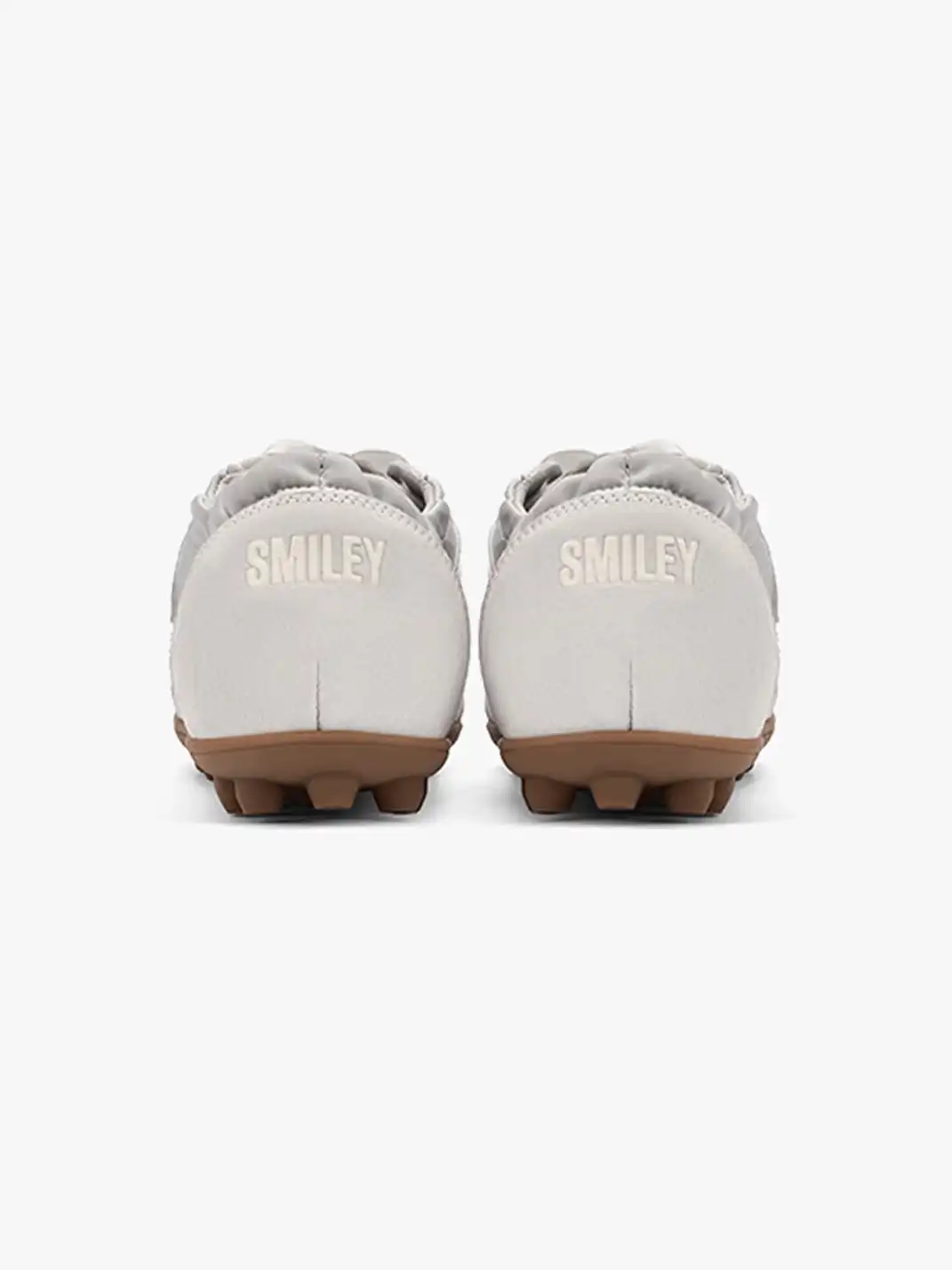 SMILEY | Suede Satin Mix Retro Soccer Sneakers