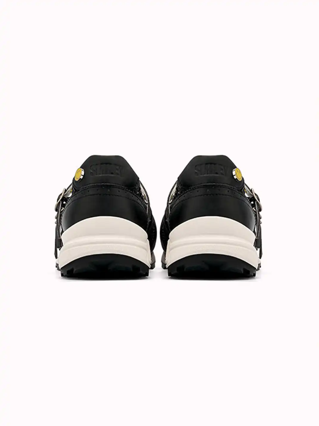 SMILEY | Sequin Lace Bow Slip-On Mary Janes
