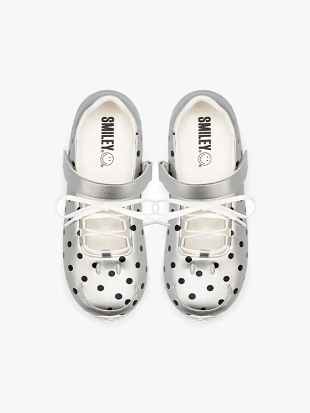 SMILEY | Polka Dot Bow Ballet Flats