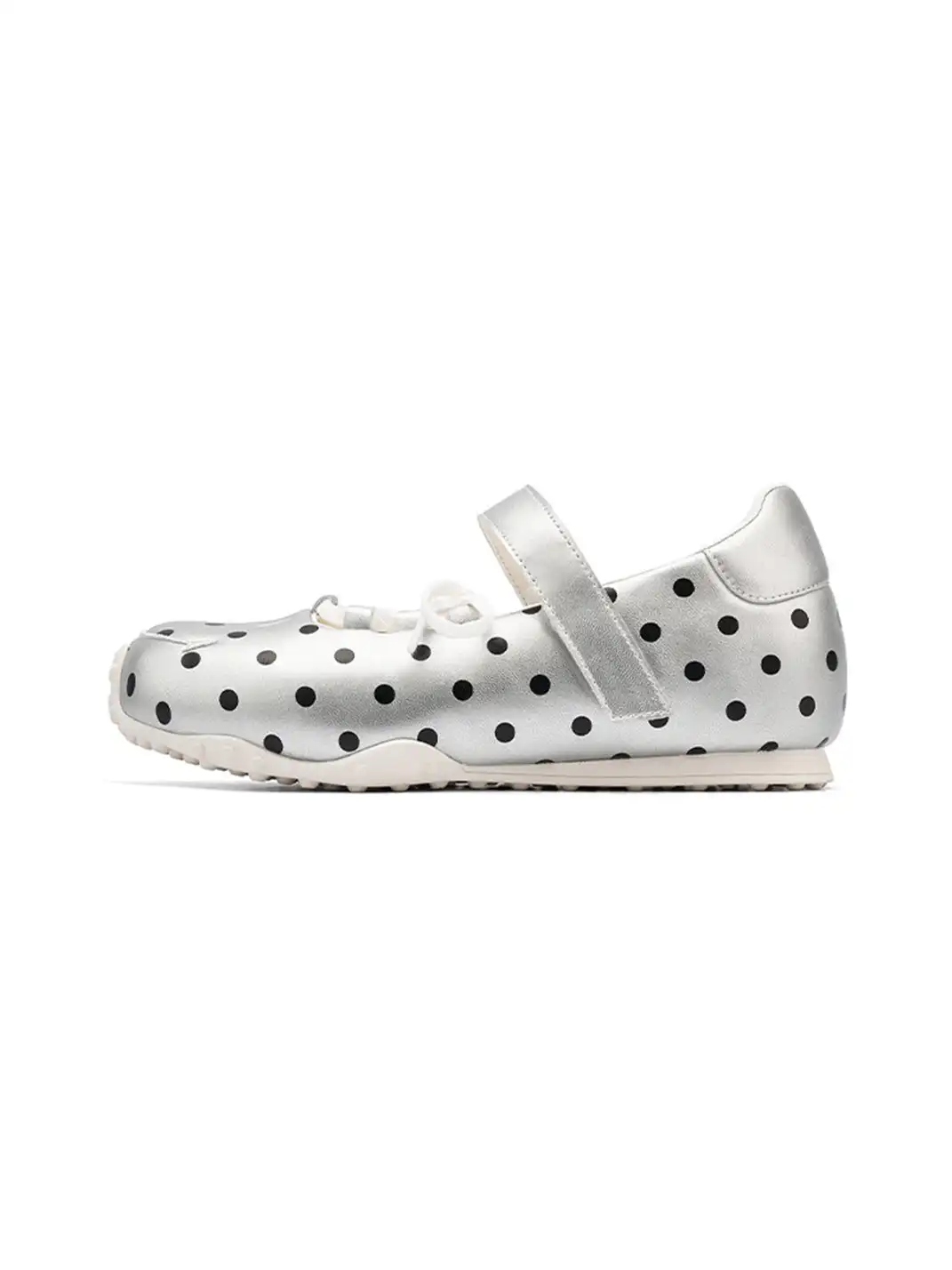 SMILEY | Polka Dot Bow Ballet Flats
