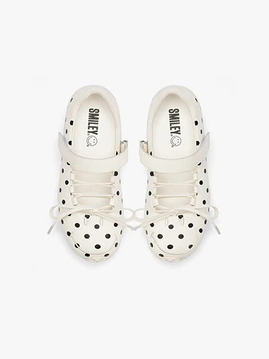 SMILEY | Polka Dot Bow Ballet Flats