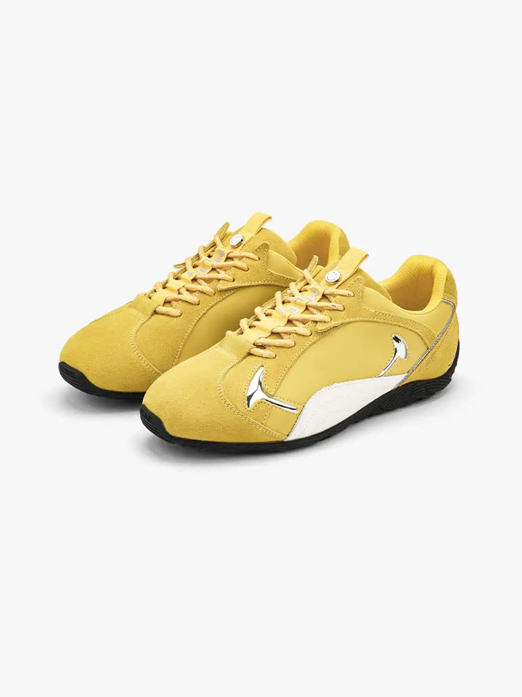 SMILEY | Color Block Suede Retro Racing Sneakers