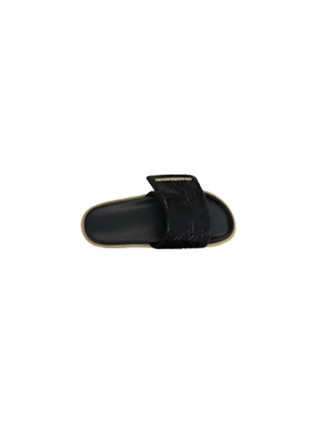 KAALIXTO | Embossed Logo Platform Slide Sandals