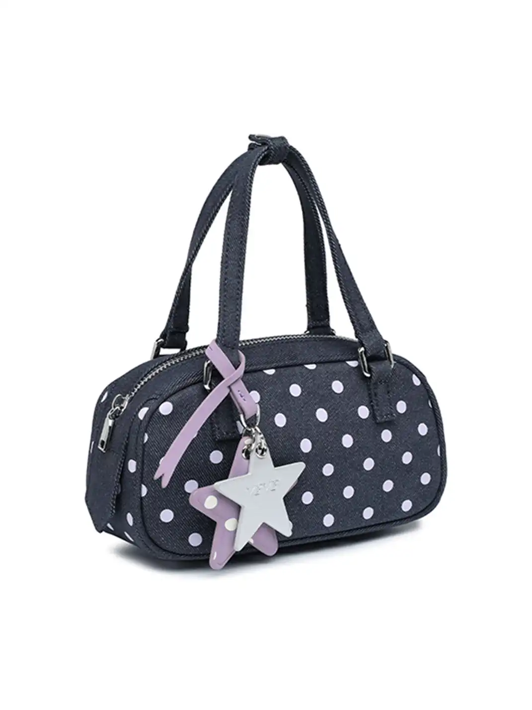 VFVF | Polka Dot Denim Mini Handbag