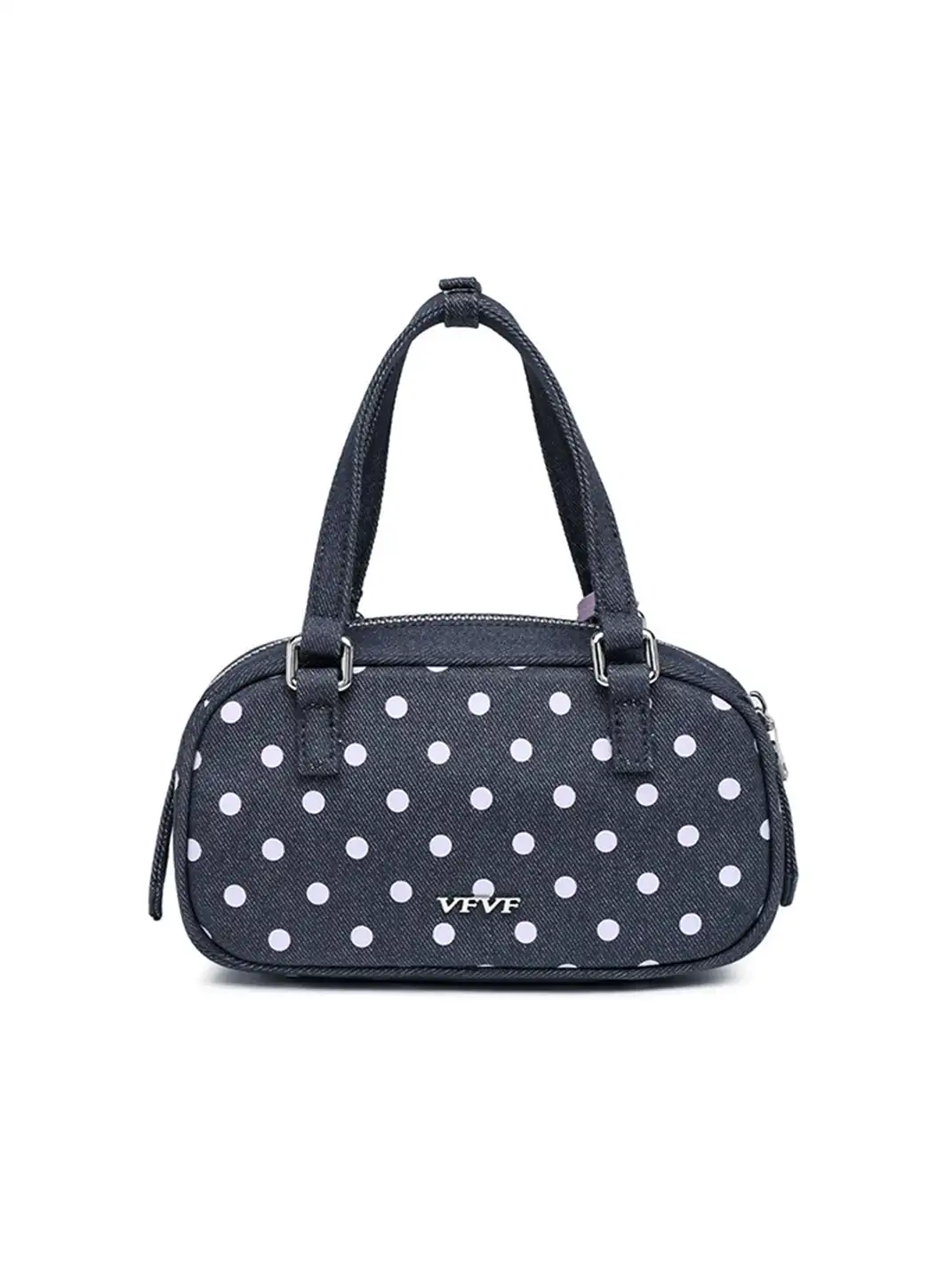 VFVF | Polka Dot Denim Mini Handbag