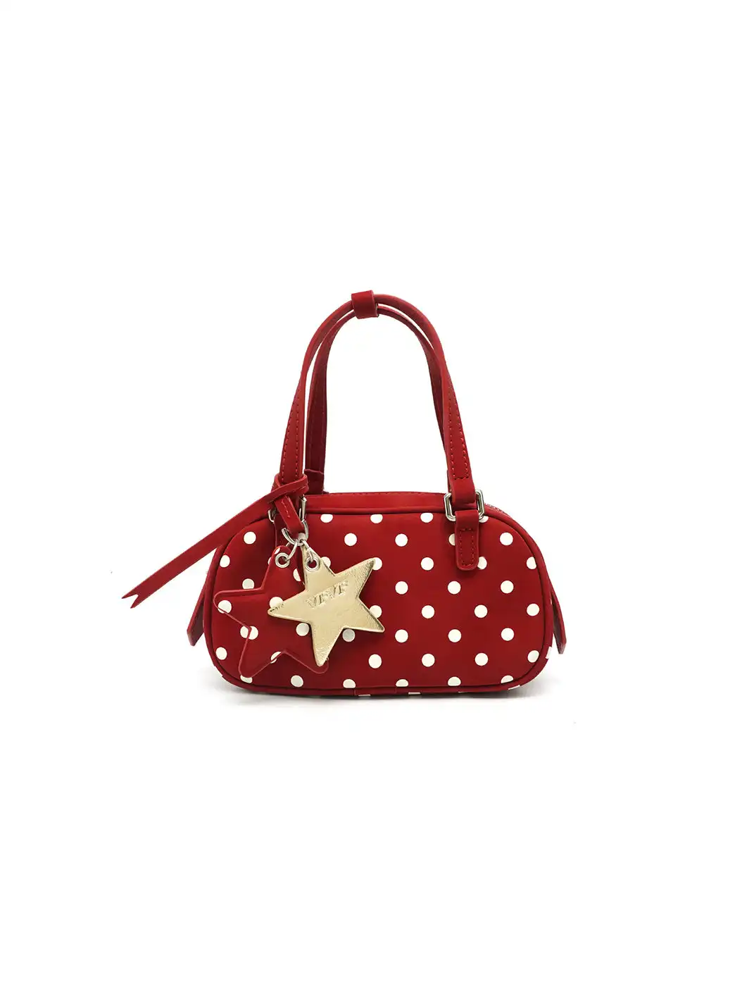 VFVF | Polka Dot Denim Mini Handbag