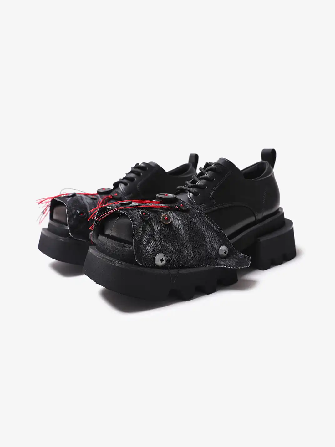 PINJIAHUI | Fringe Eye Monster Derby Shoes