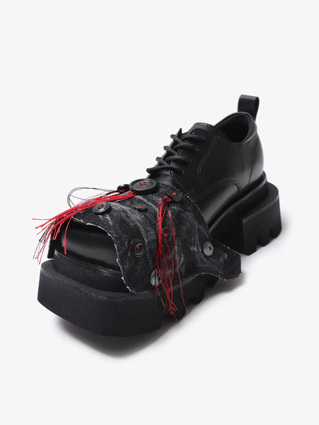 PINJIAHUI | Fringe Eye Monster Derby Shoes