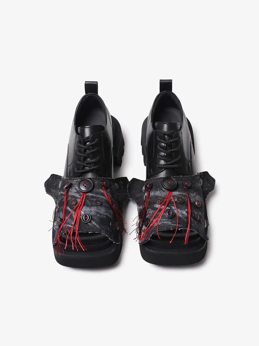 PINJIAHUI | Fringe Eye Monster Derby Shoes