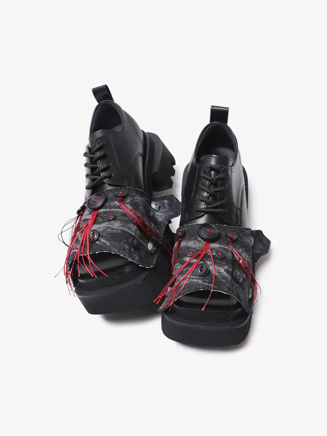 PINJIAHUI | Fringe Eye Monster Derby Shoes