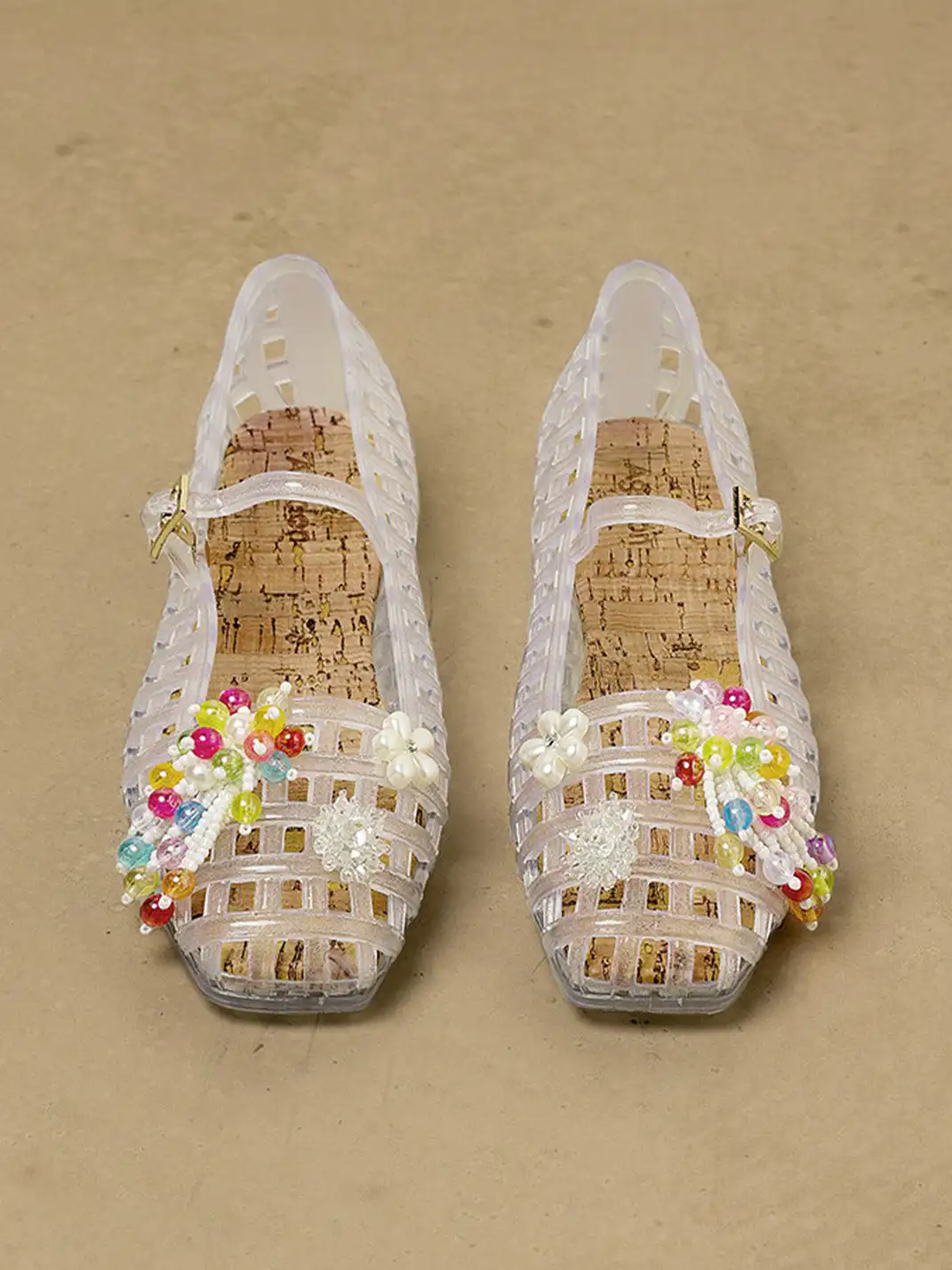 Agsdon | Hollow Crystal Sandals