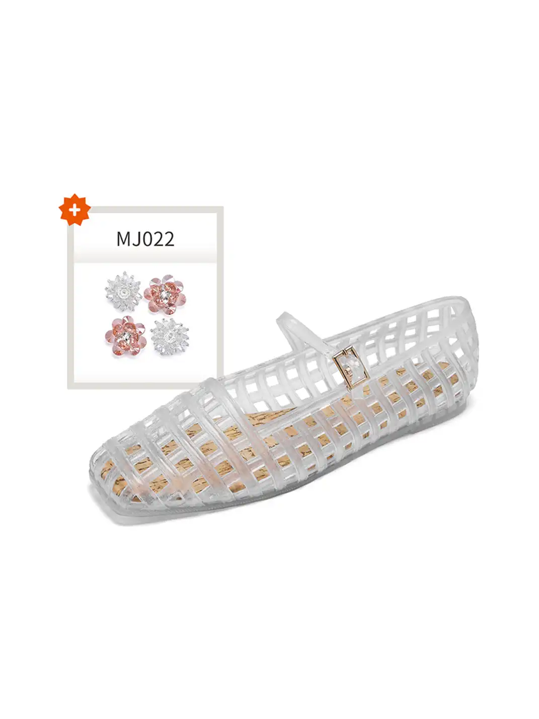 Agsdon | Hollow Crystal Sandals