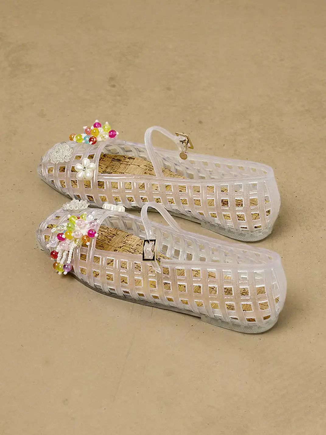 Agsdon | Hollow Crystal Sandals