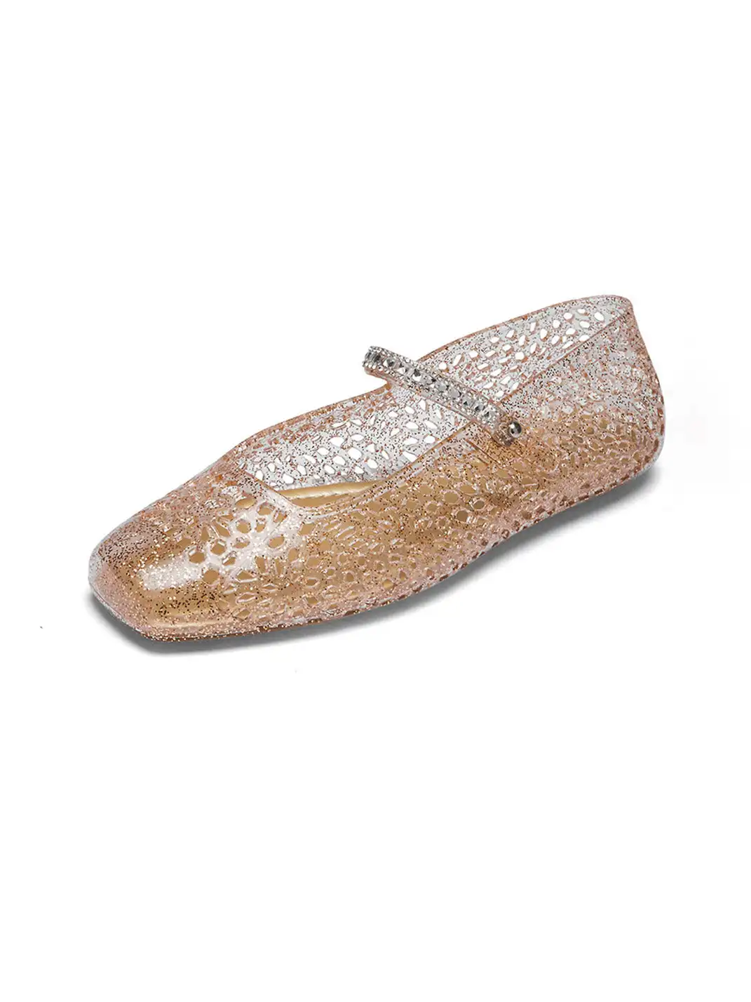 Agsdon | Hollow Crystal Mary Jane Sandals