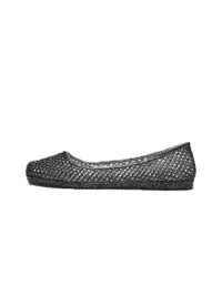 Agsdon | Glitter Mesh Jelly Flats