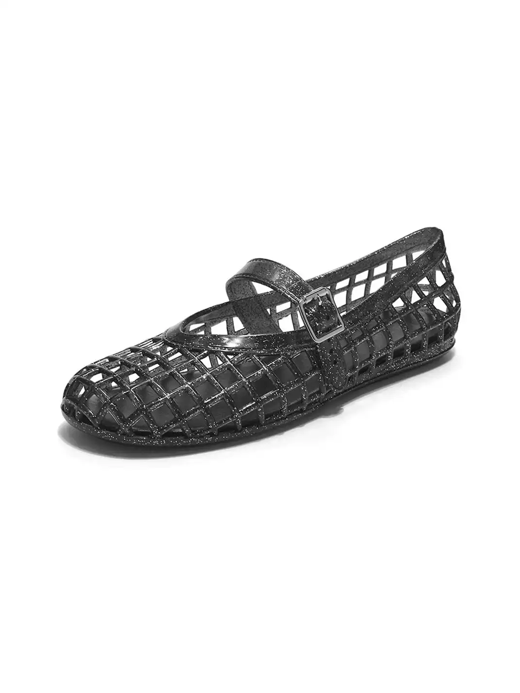 Agsdon | Glitter Hollow Mary Jane Flats
