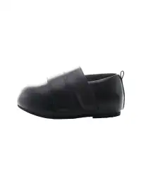 Musaafeer | Split Toe Snake Embossed Leather Strap Slip On Loafers