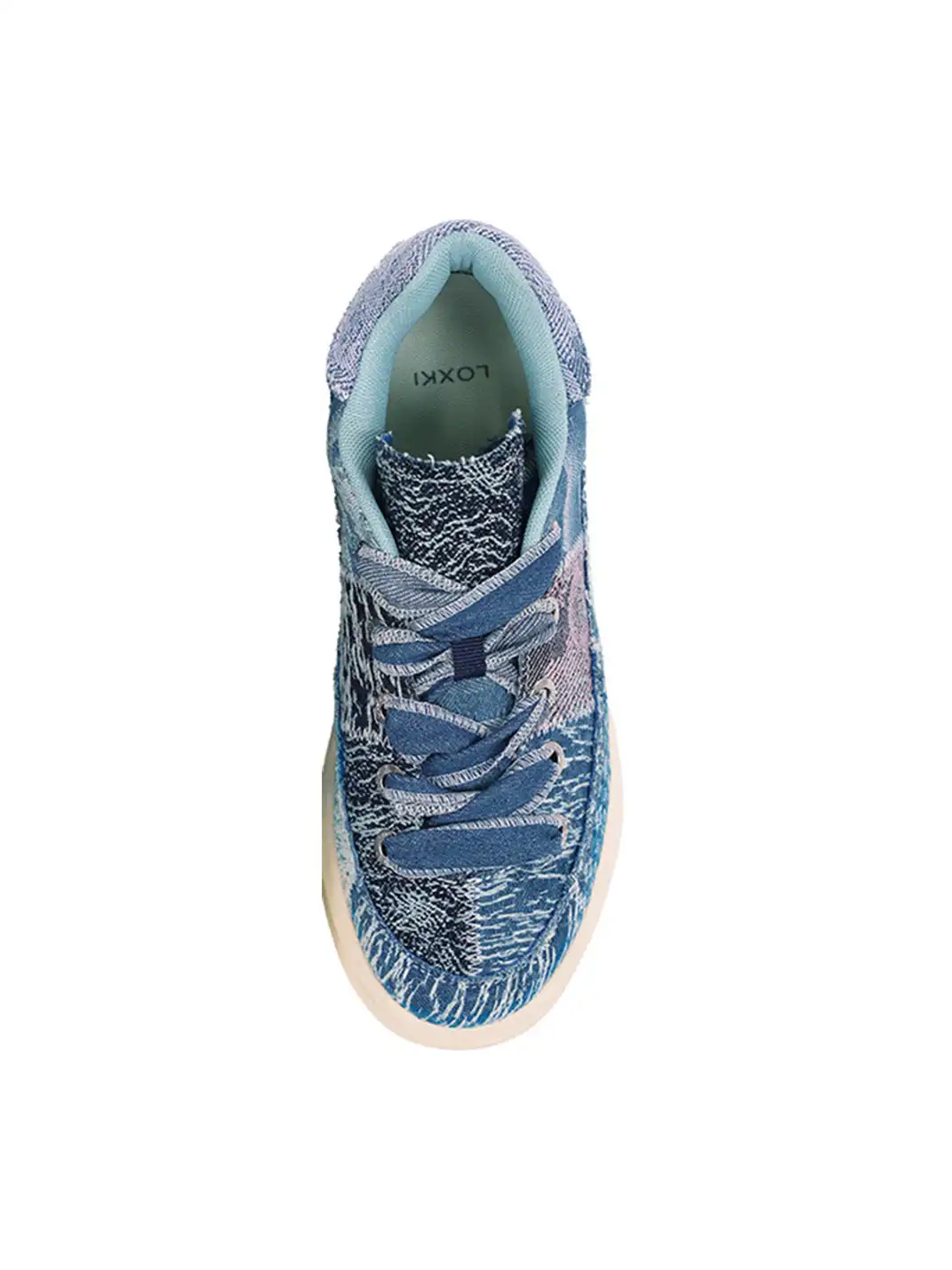LOXKi | Canvas Casual Chunky Platform Skate Sneakers