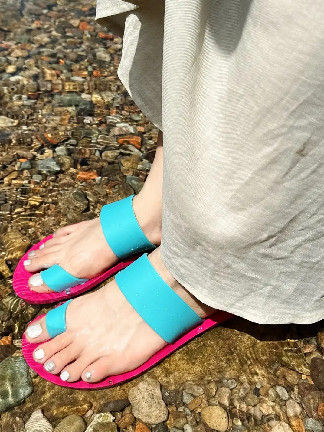 Biin | Rubber Split Toe Flip Flop Slippers