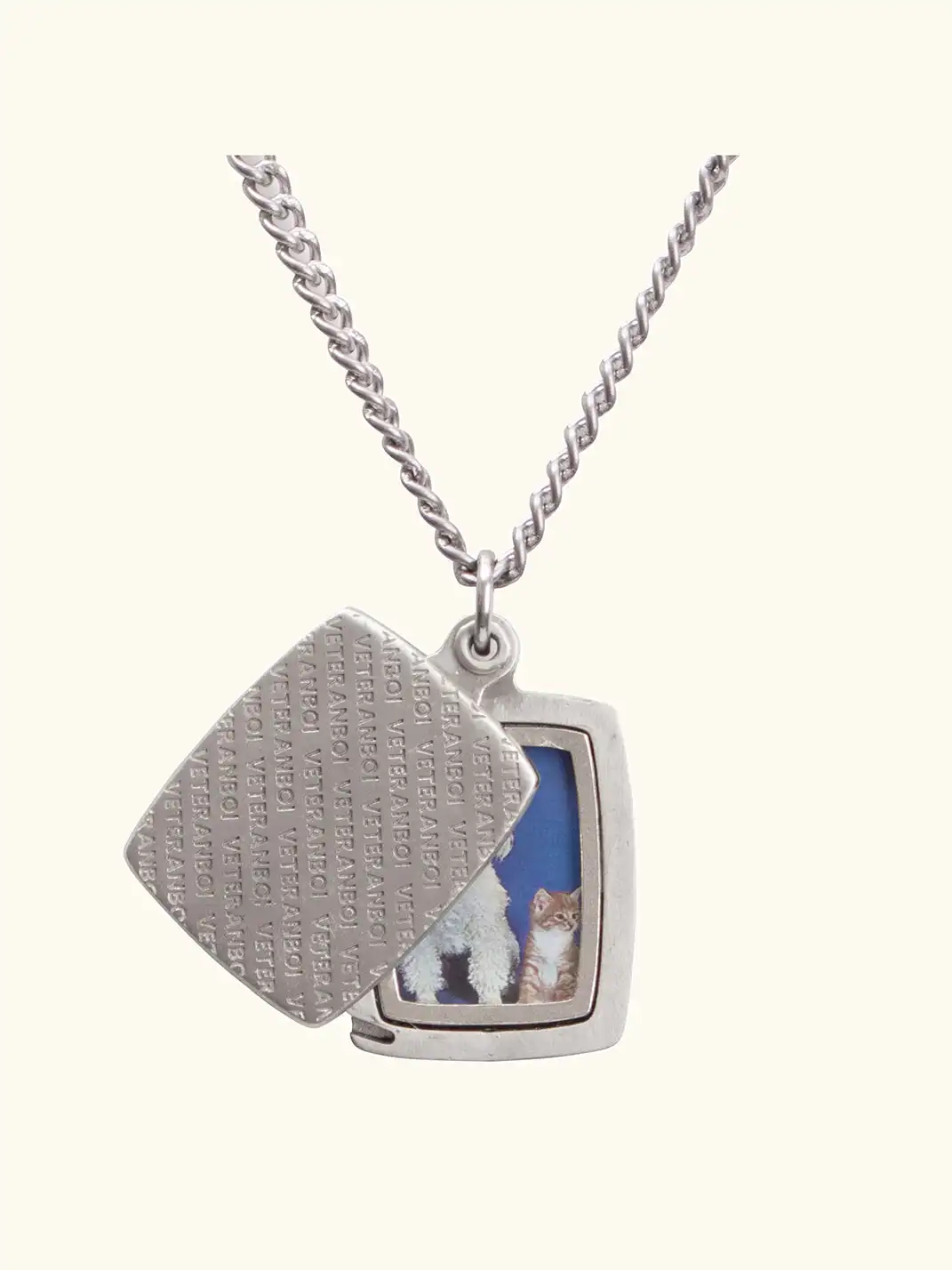 VETERANBOI | Pet Portrait Photo Frame Pendant Necklace