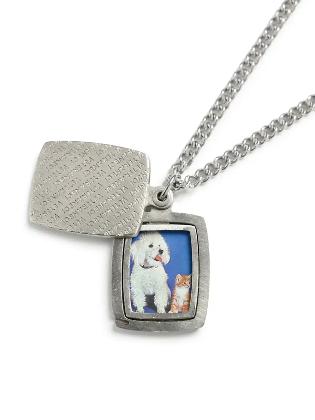 VETERANBOI | Pet Portrait Photo Frame Pendant Necklace