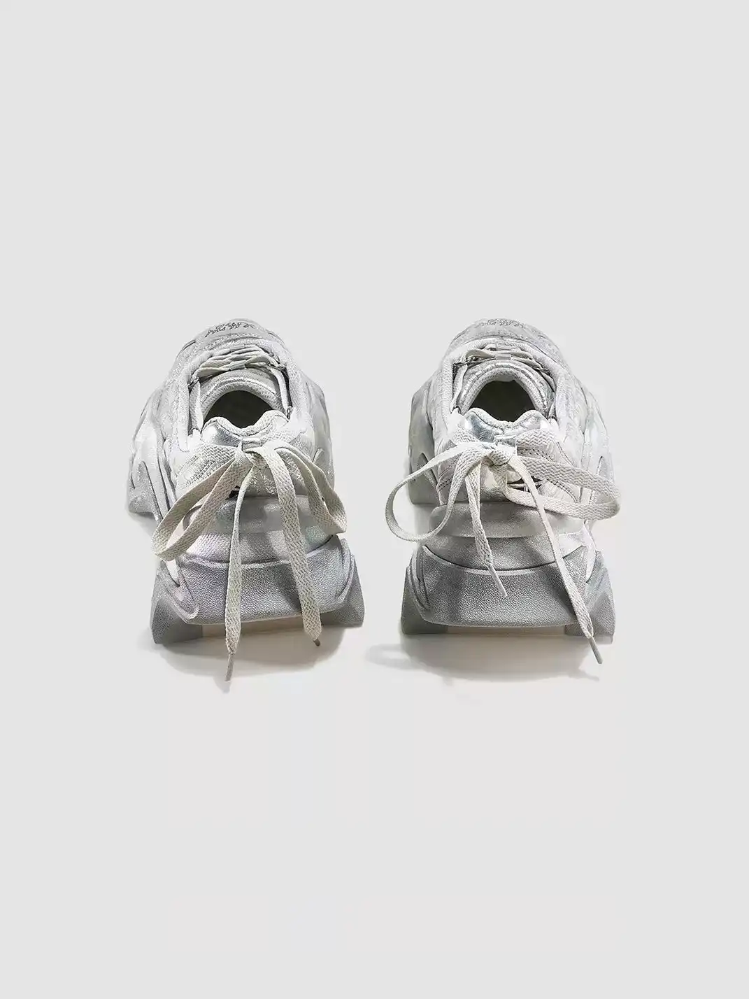 XMZY | Irregular Jagged Platform Mary Jane Sneakers