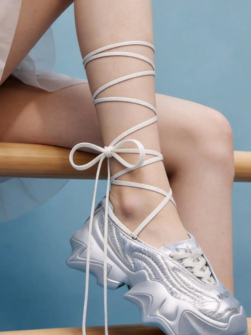 XMZY | Irregular Jagged Platform Mary Jane Sneakers