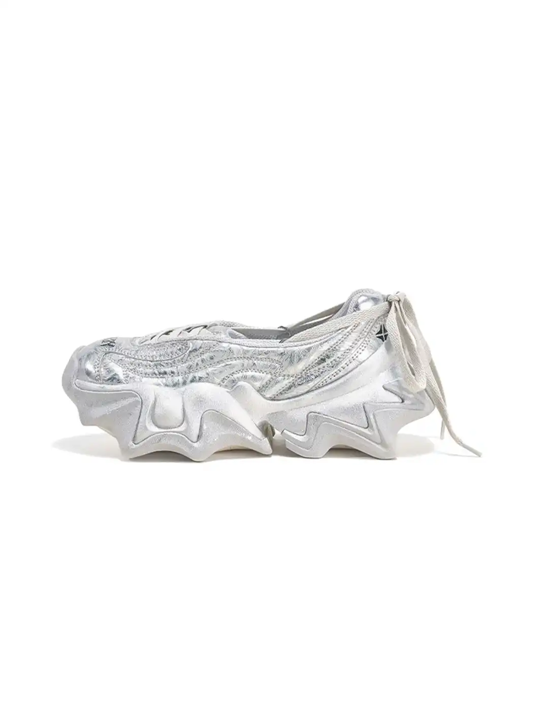 XMZY | Irregular Jagged Platform Mary Jane Sneakers