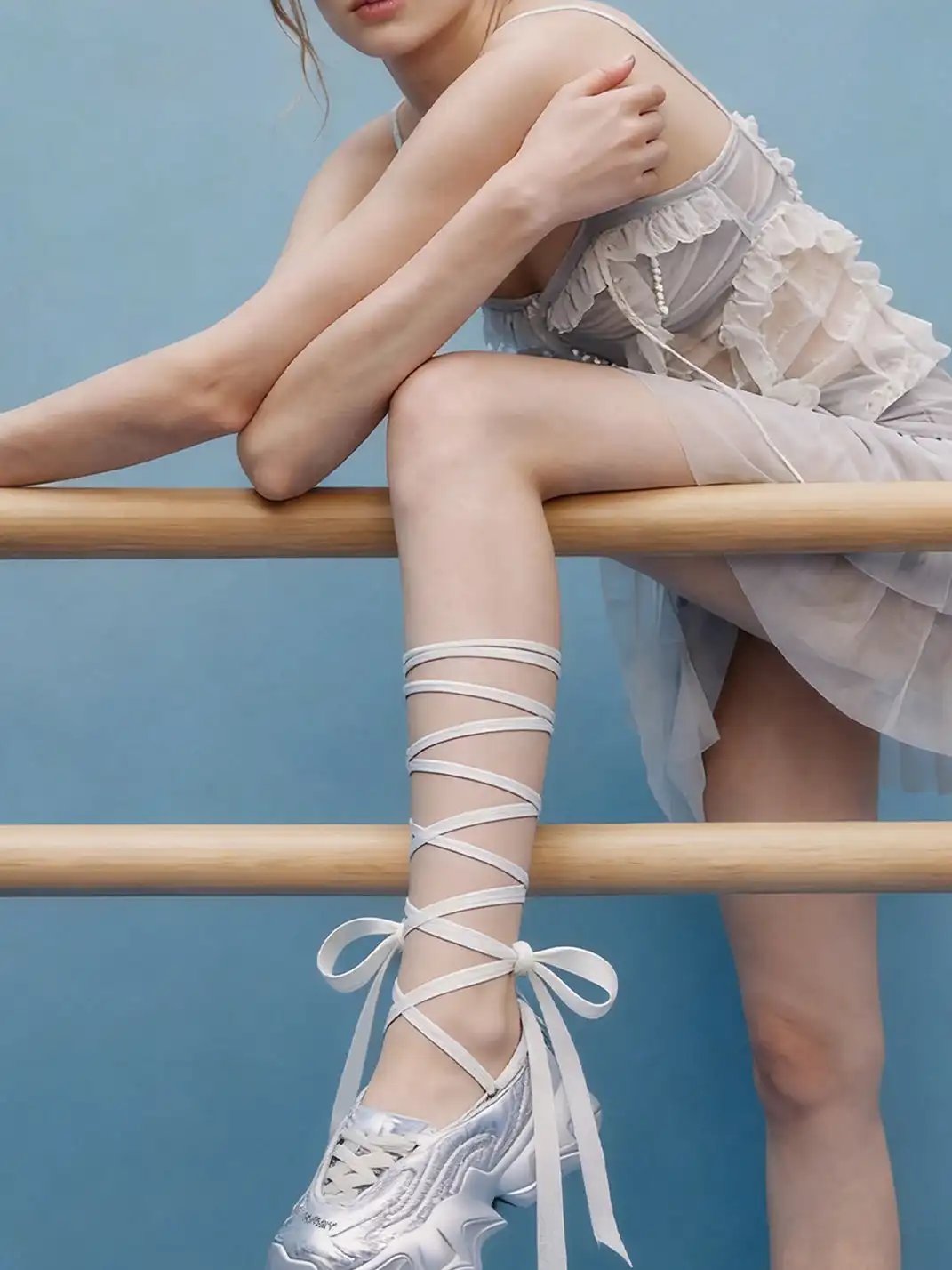 XMZY | Irregular Jagged Platform Mary Jane Sneakers