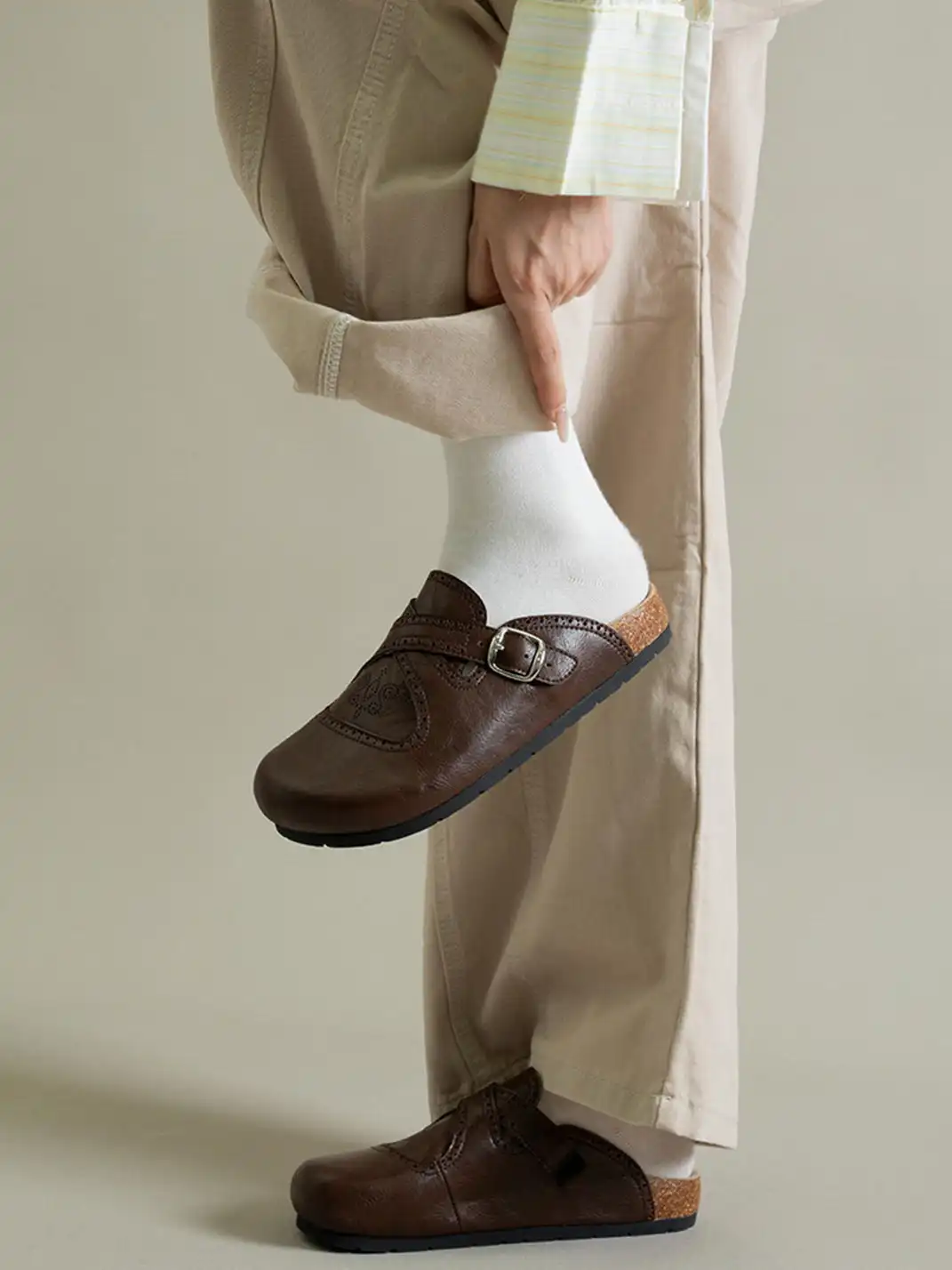 Mule Donkey | Leather Vintage Mules