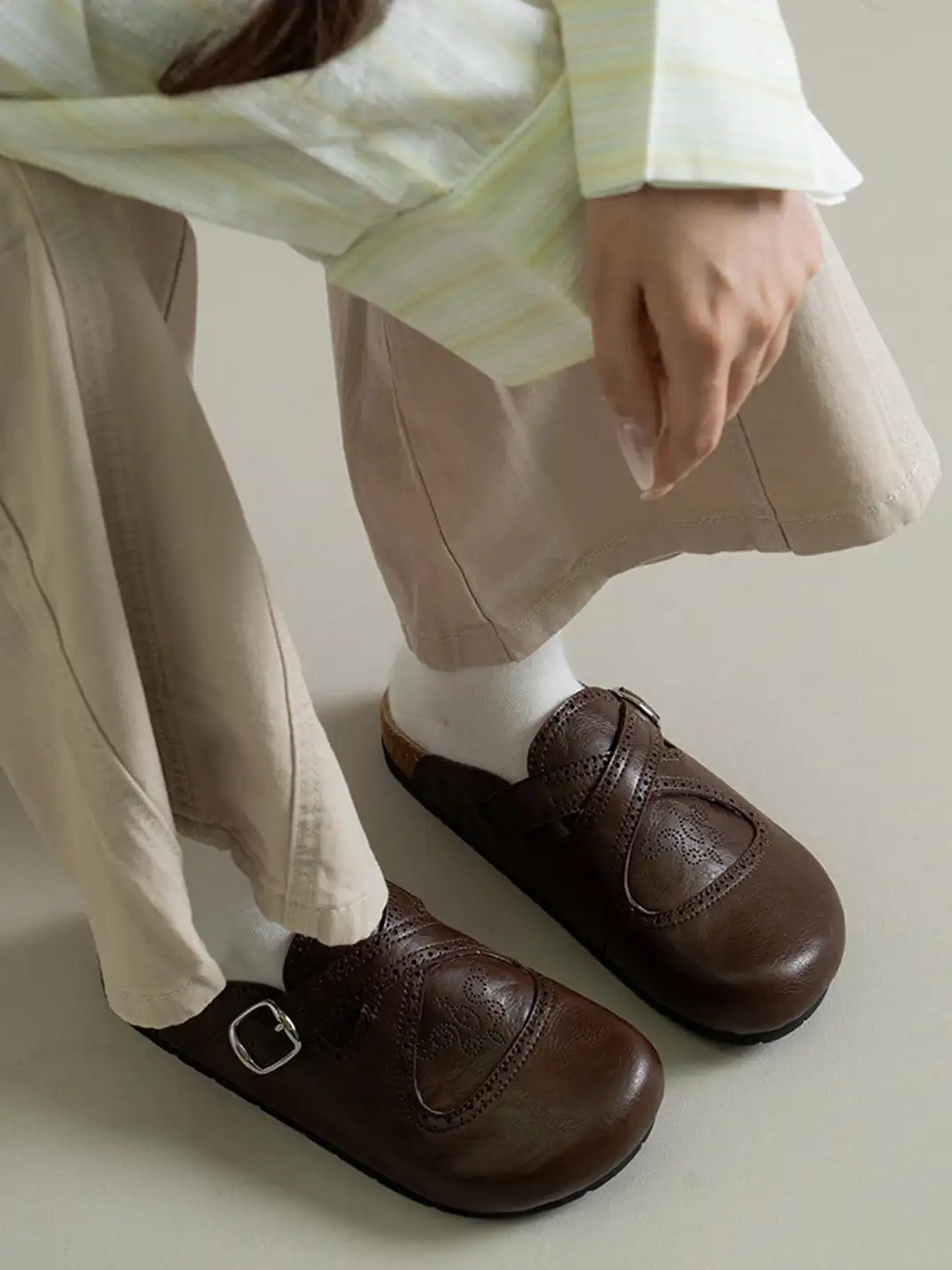 Mule Donkey | Leather Vintage Mules