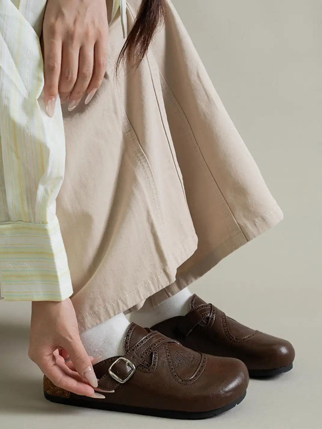 Mule Donkey | Leather Vintage Mules