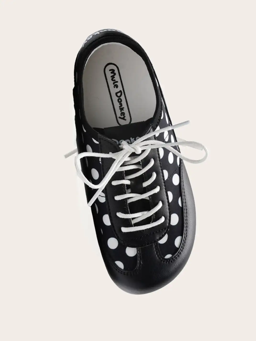 Mule Donkey | Flat Lace-Up German Trainer Shoes
