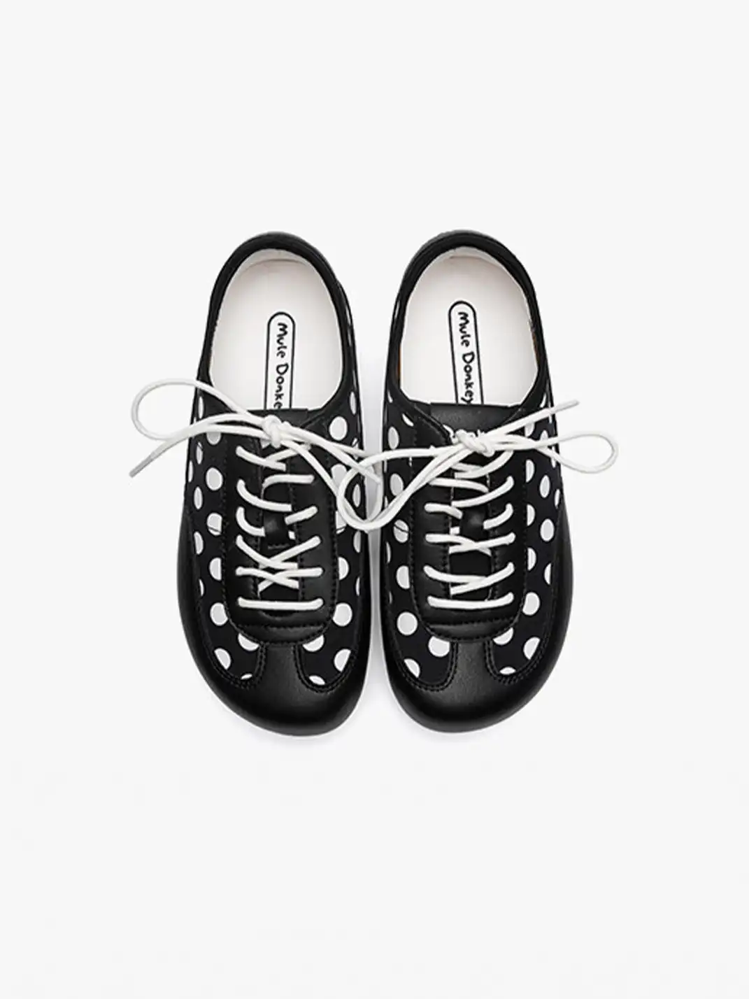 Mule Donkey | Flat Lace-Up German Trainer Shoes