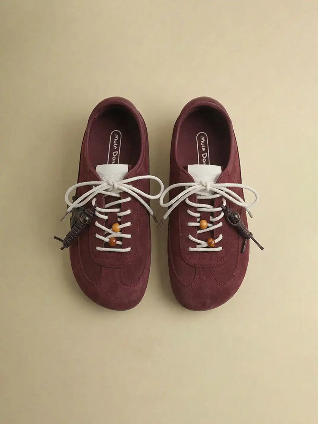Mule Donkey | Flat Lace-Up German Trainer Shoes