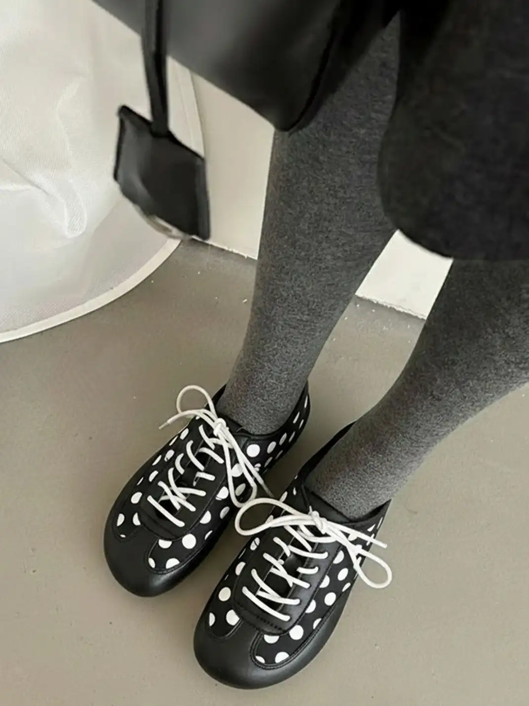Mule Donkey | Flat Lace-Up German Trainer Shoes