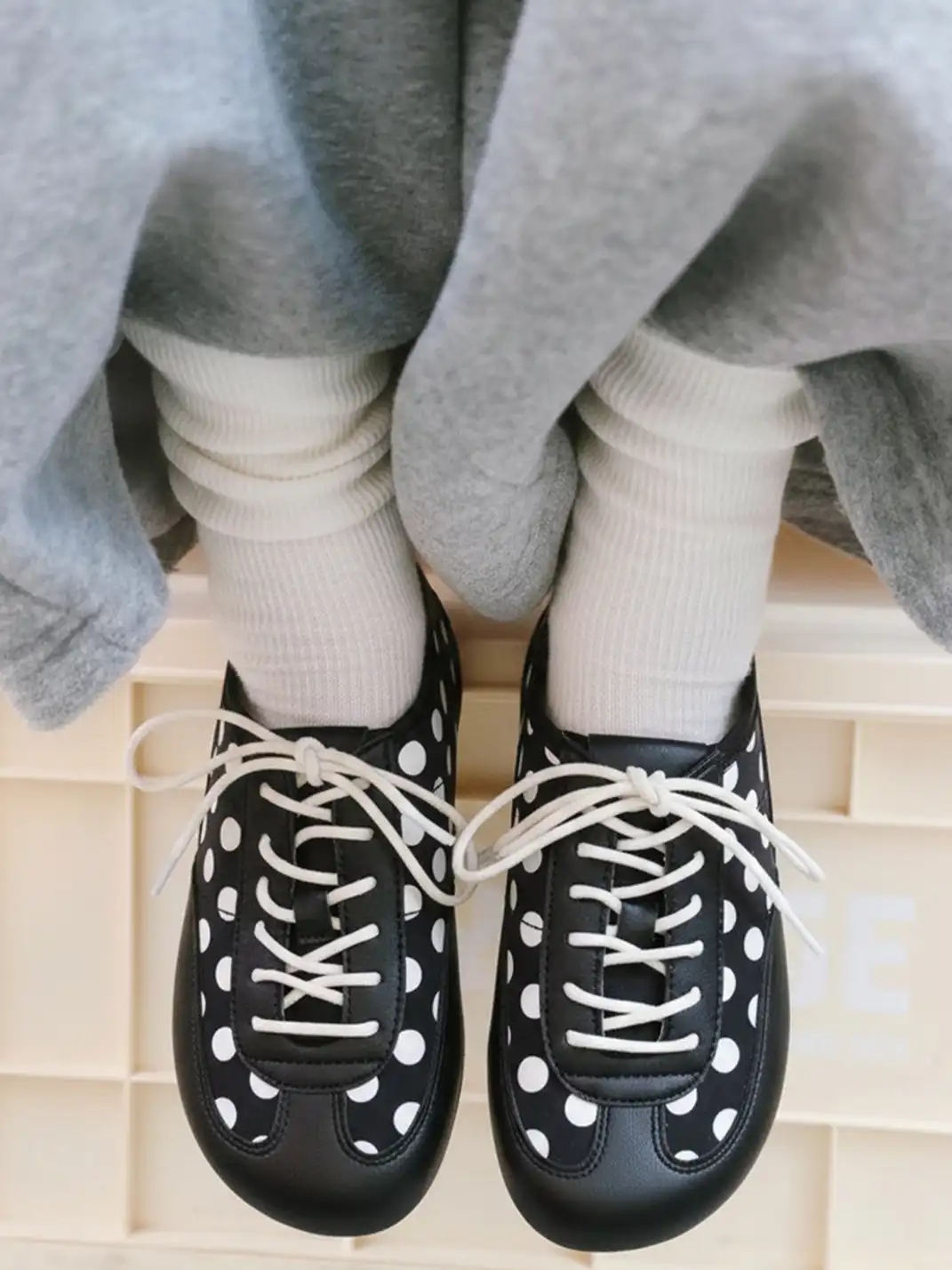 Mule Donkey | Flat Lace-Up German Trainer Shoes