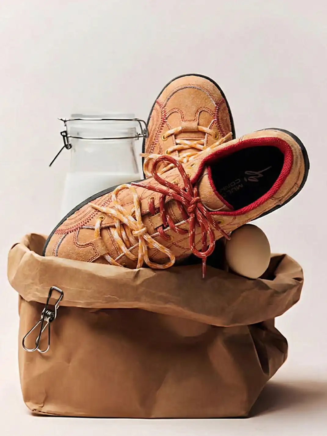 Mule Donkey | Retro Contrast Stitch Chunky Walking Sneakers