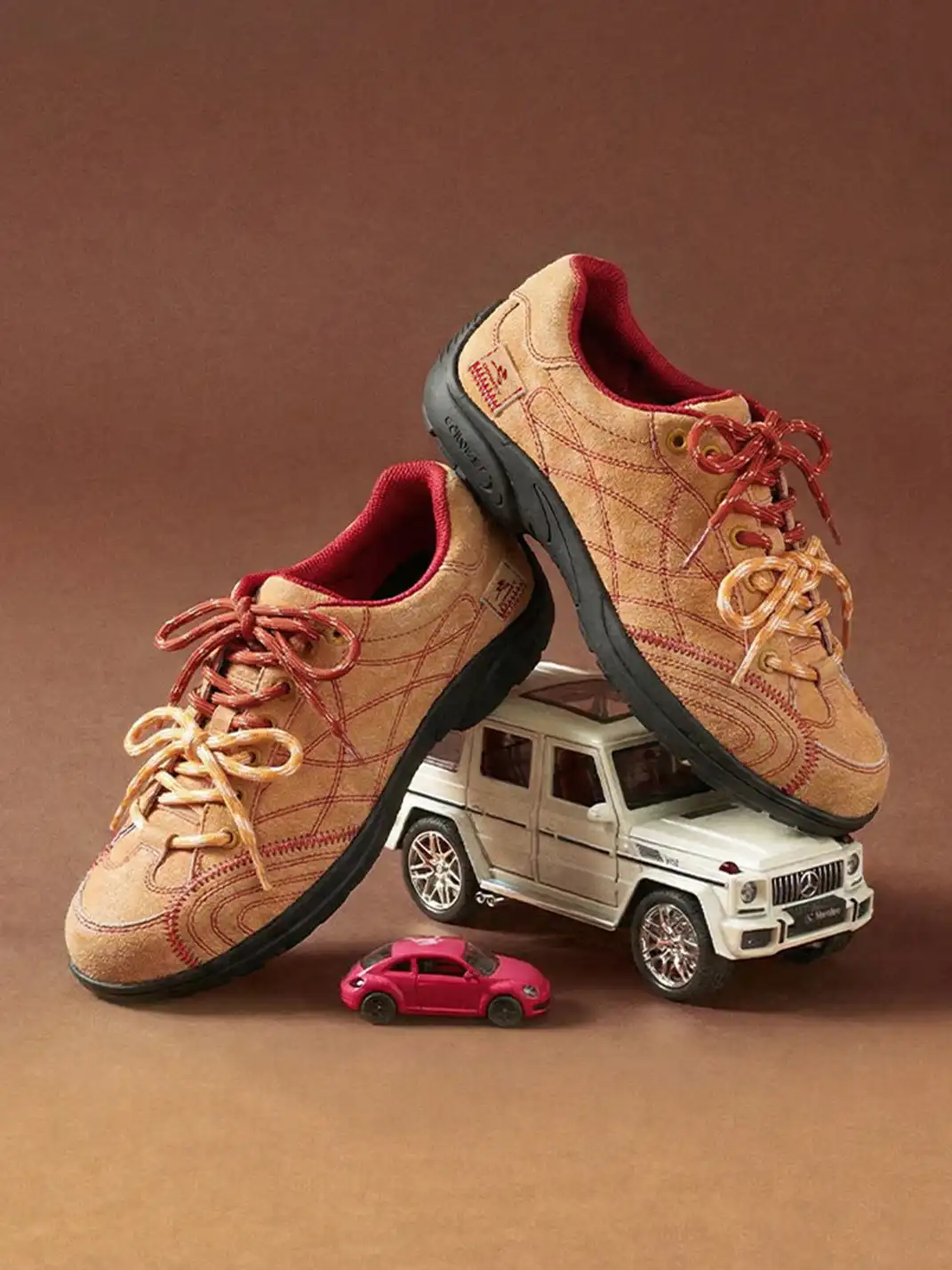 Mule Donkey | Retro Contrast Stitch Chunky Walking Sneakers