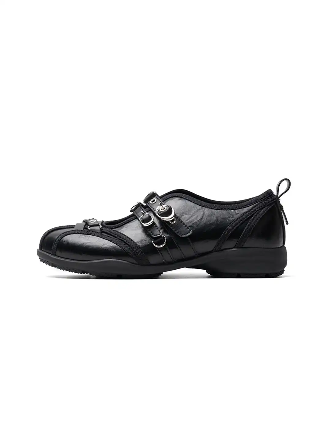 Mule Donkey | Shallow Cut Punk Flat Mary Jane Shoes