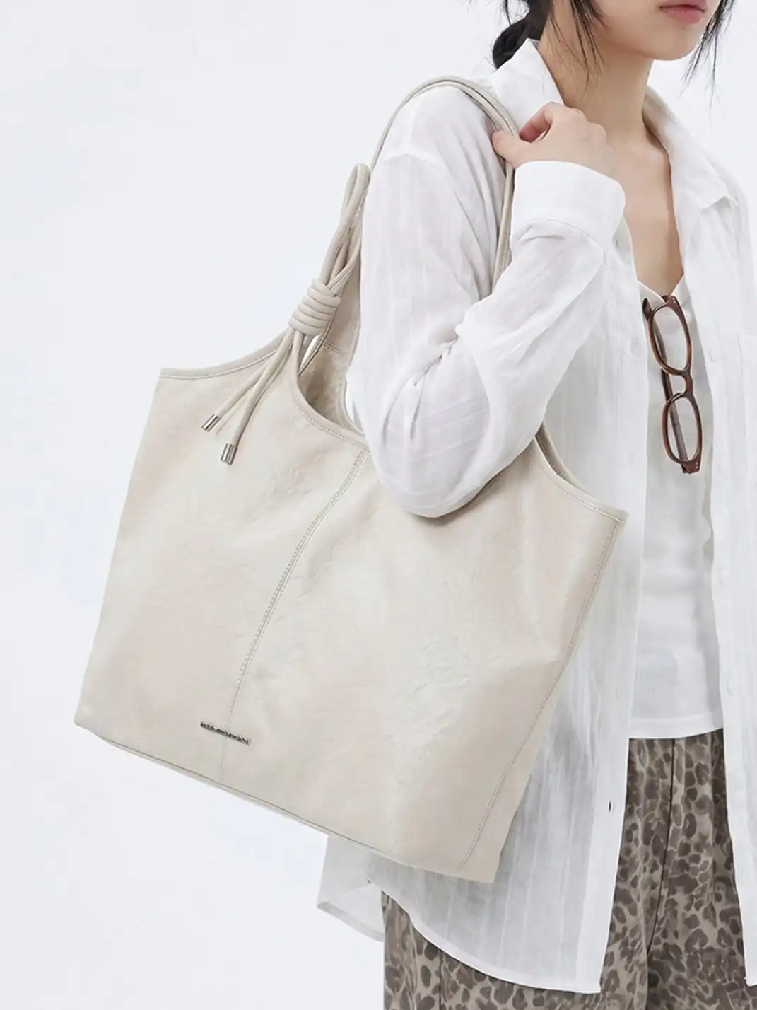 Mule Donkey | Strap Soft Leather Commuter Tote Bag