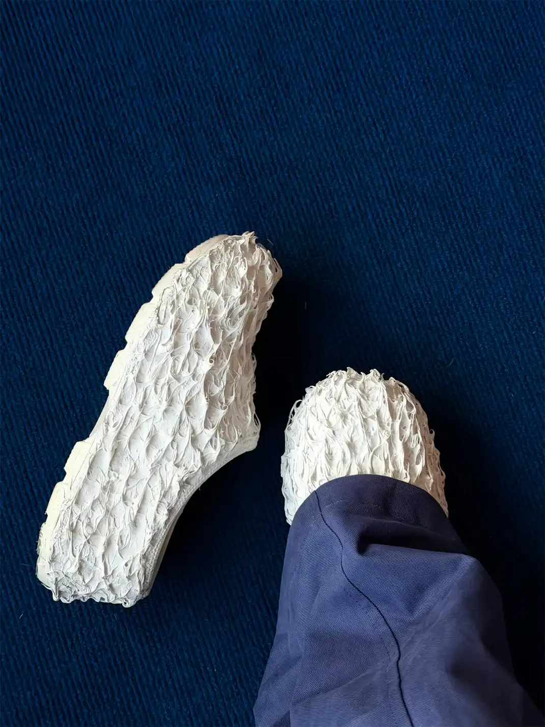 BR | Grunge Thorn Textured Chunky Platform Slip On Shoes