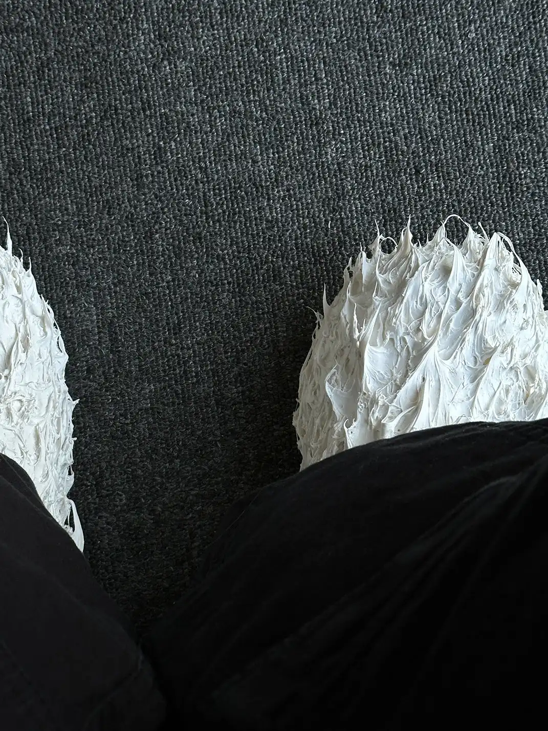 BR | Grunge Thorn Textured Chunky Platform Slip On Shoes
